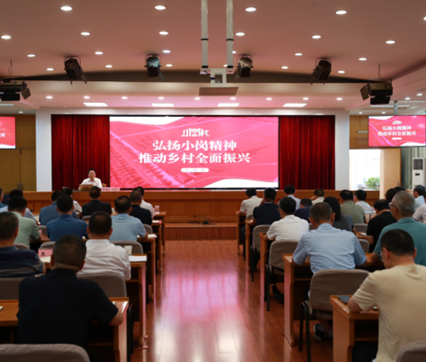 Li Jinzhu, the first secretary of the Xiaogang Village Party Committee, gave a special report at the "Three Rural Issues" Lecture Hall of the Provincial Department of Agriculture and Rural Affairs